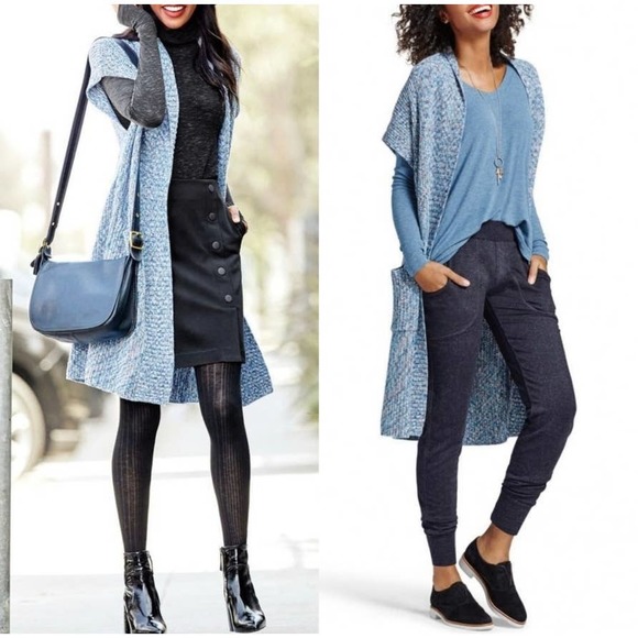 CAbi Sweaters - Cabi Napa Duster Knit Cardigan Vest